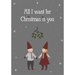 70157-00 Metalskilt All I want for Christmas is you fra Ib Laursen - Tinashjem